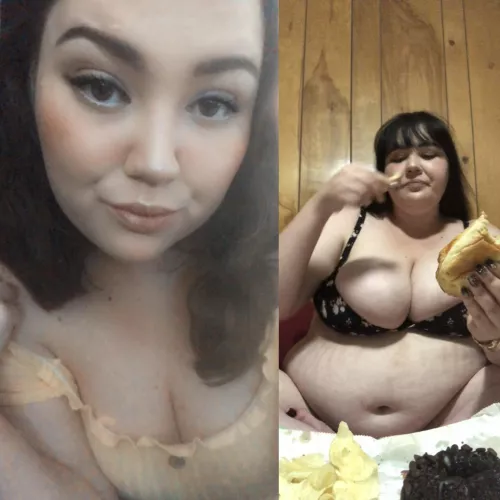 crazy how much someone can change in a year 😅🐷 by FeedMeDaddyxoxo