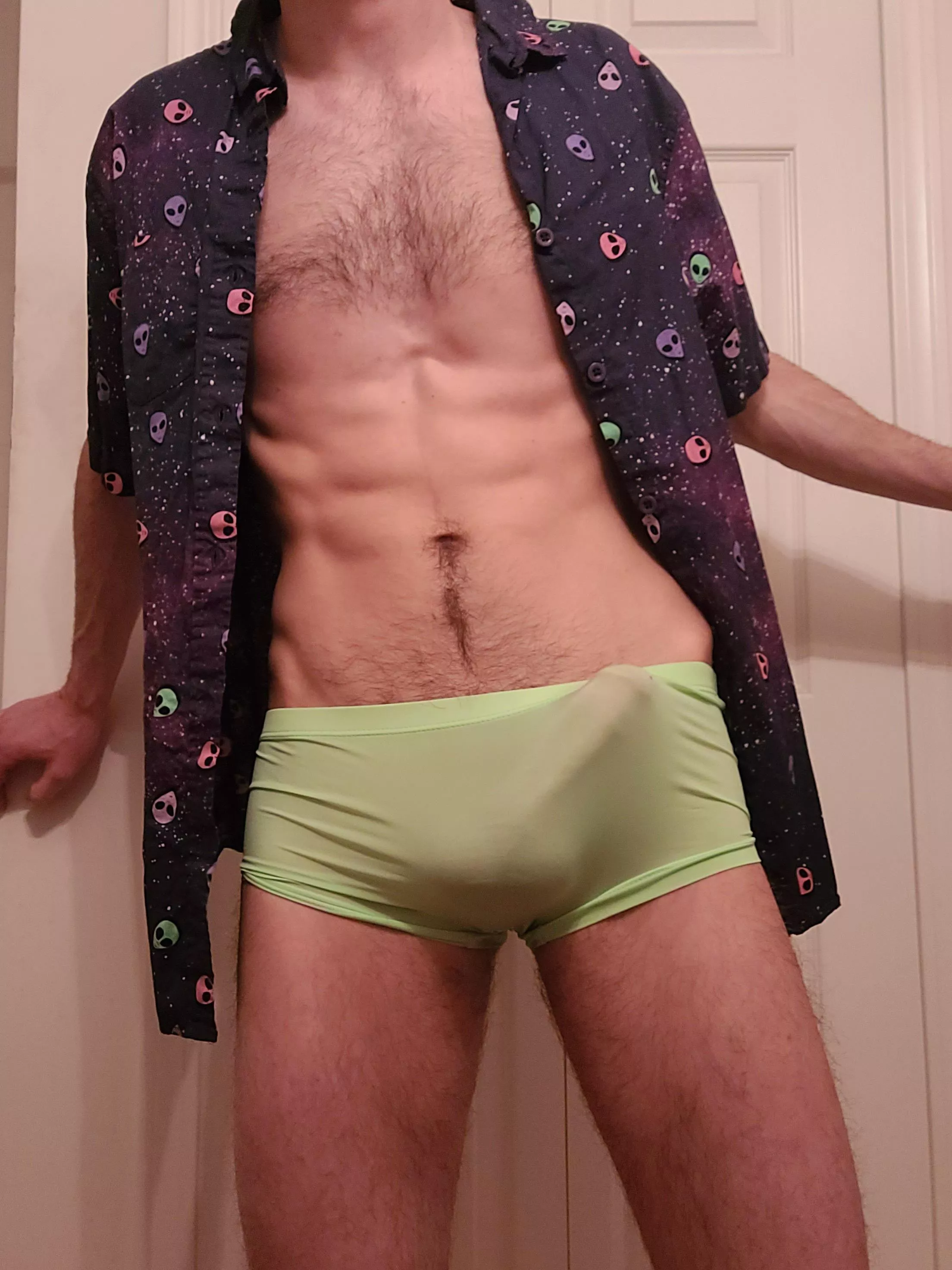 Create your own caption! 👽🍆 posted by nakedforest