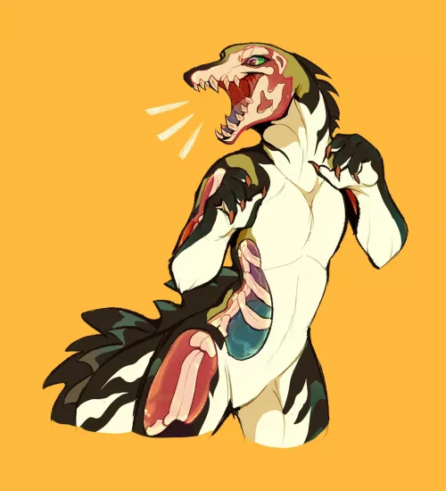 Croc 🦴 art by me by soureggu