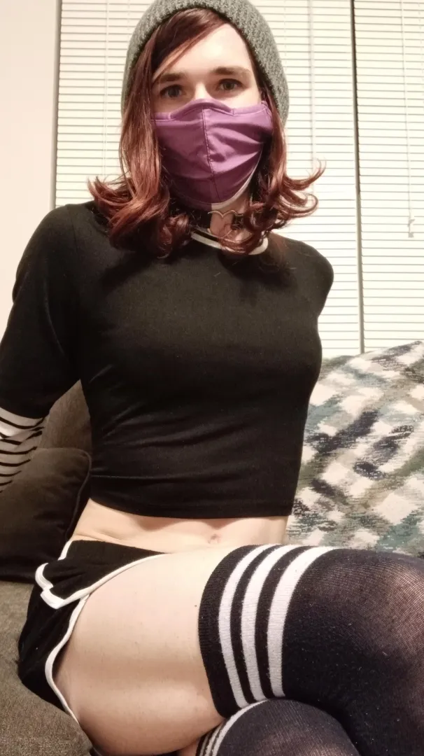 Crop top and thigh highs night ❤ posted by Krusher02