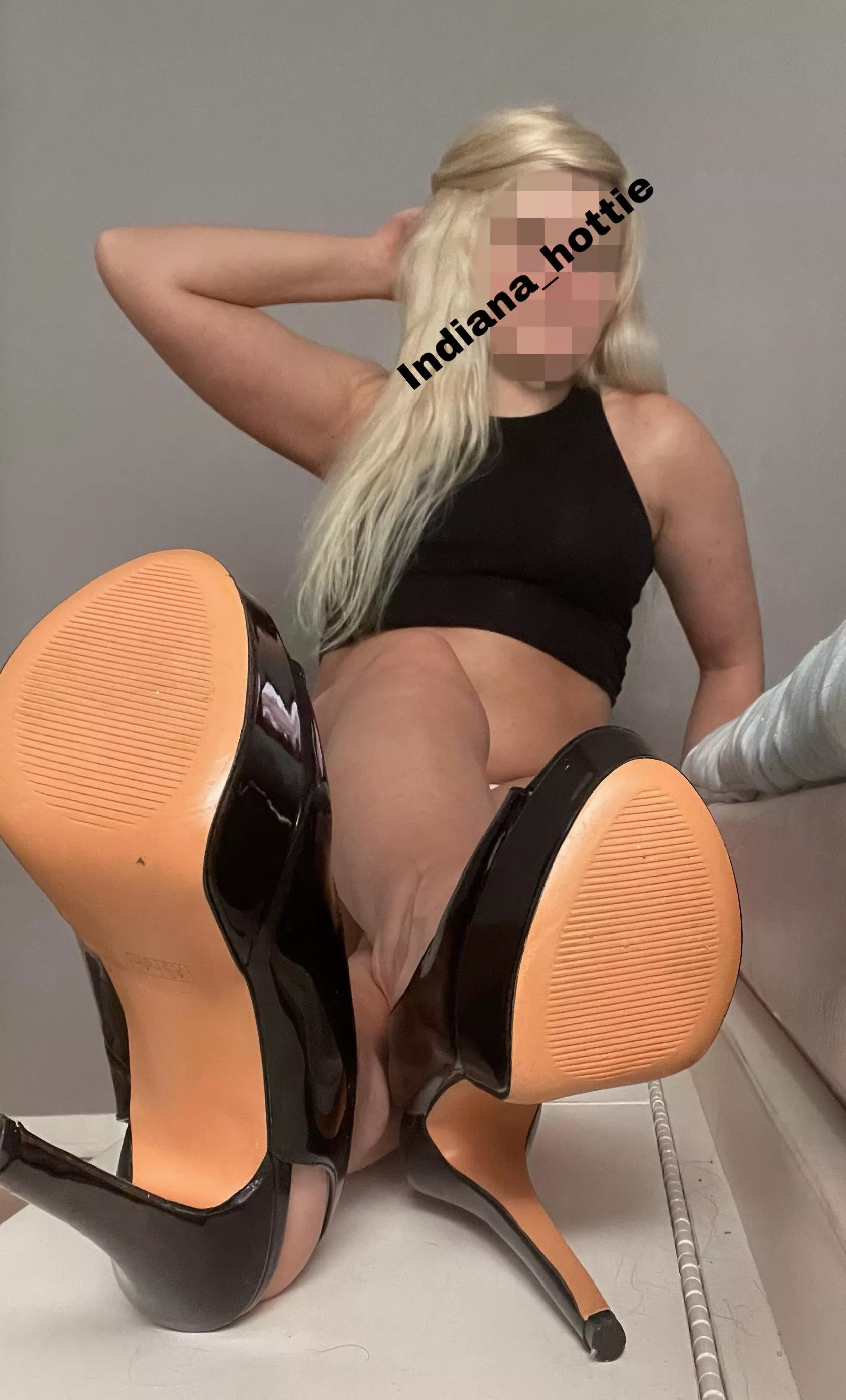 Crop tops, thongs, and sexy heels can get you into a trouble 😉 posted by indiana_hottie