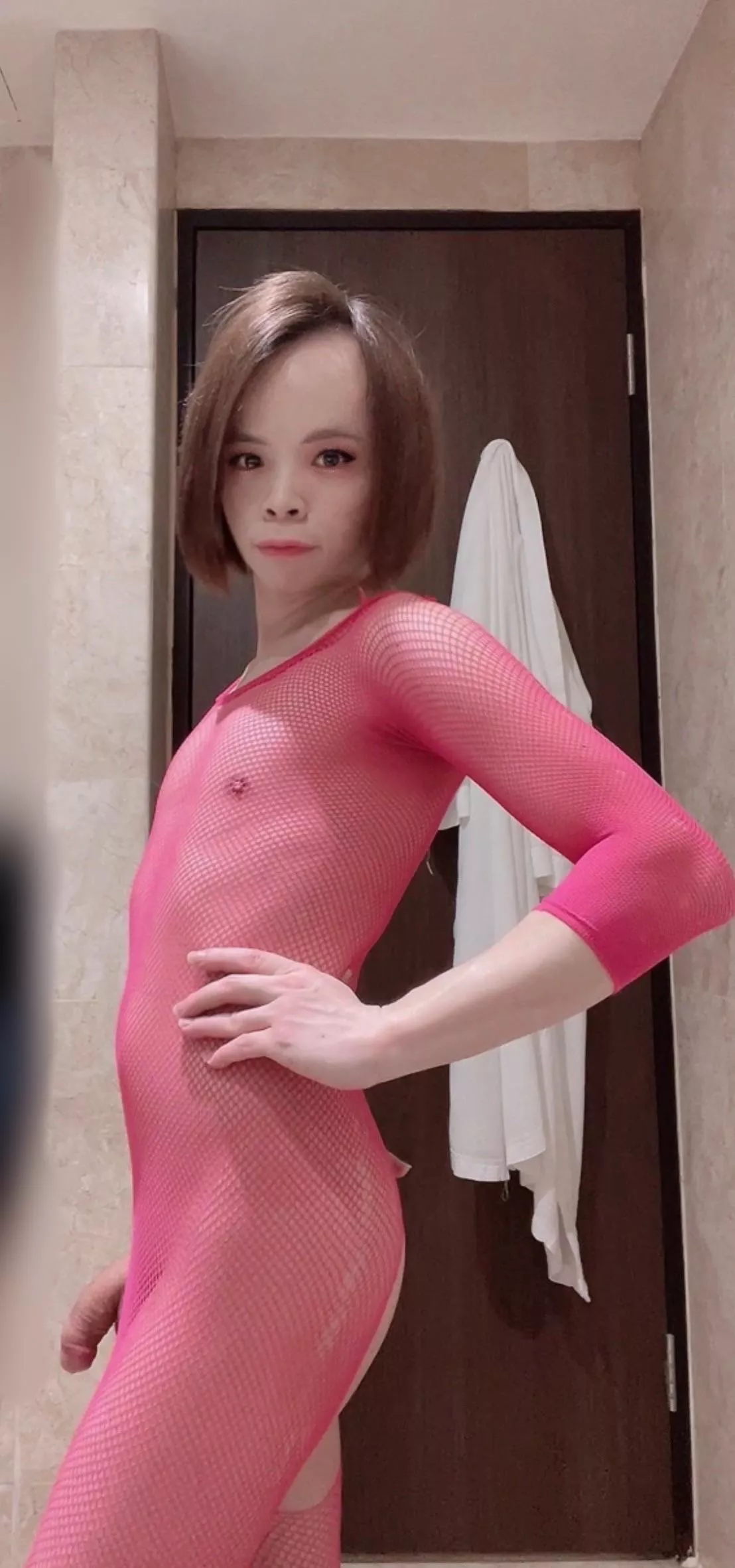 Crossdresser Lilly just get her hairy cock shaved. posted by CrossdresserLilly