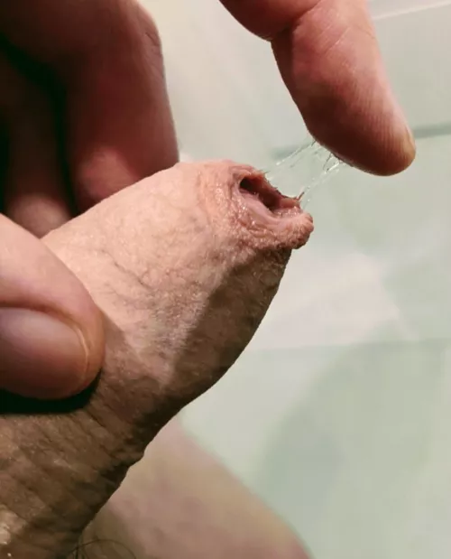 Crystal clear precum. by ThePrecumer