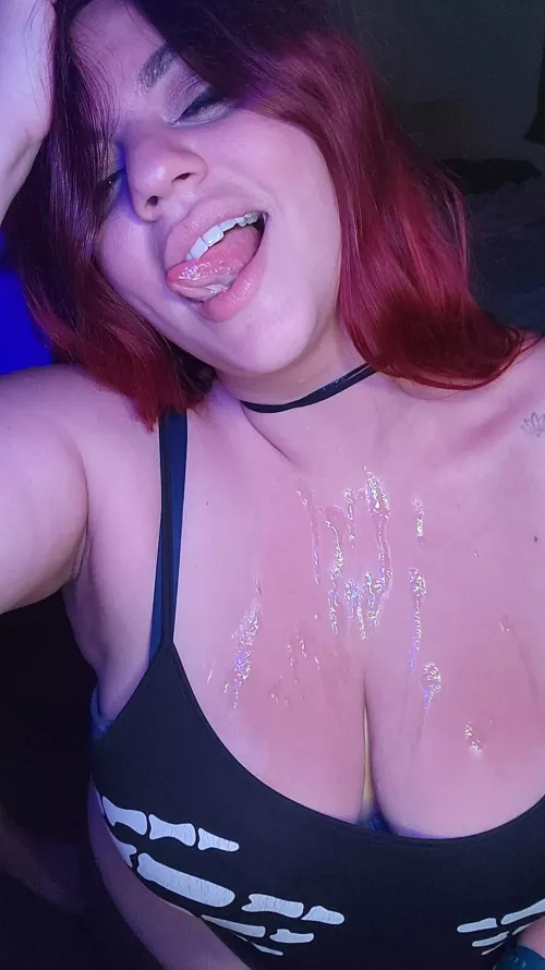 Cum covered and still wanting more by SugarBellz