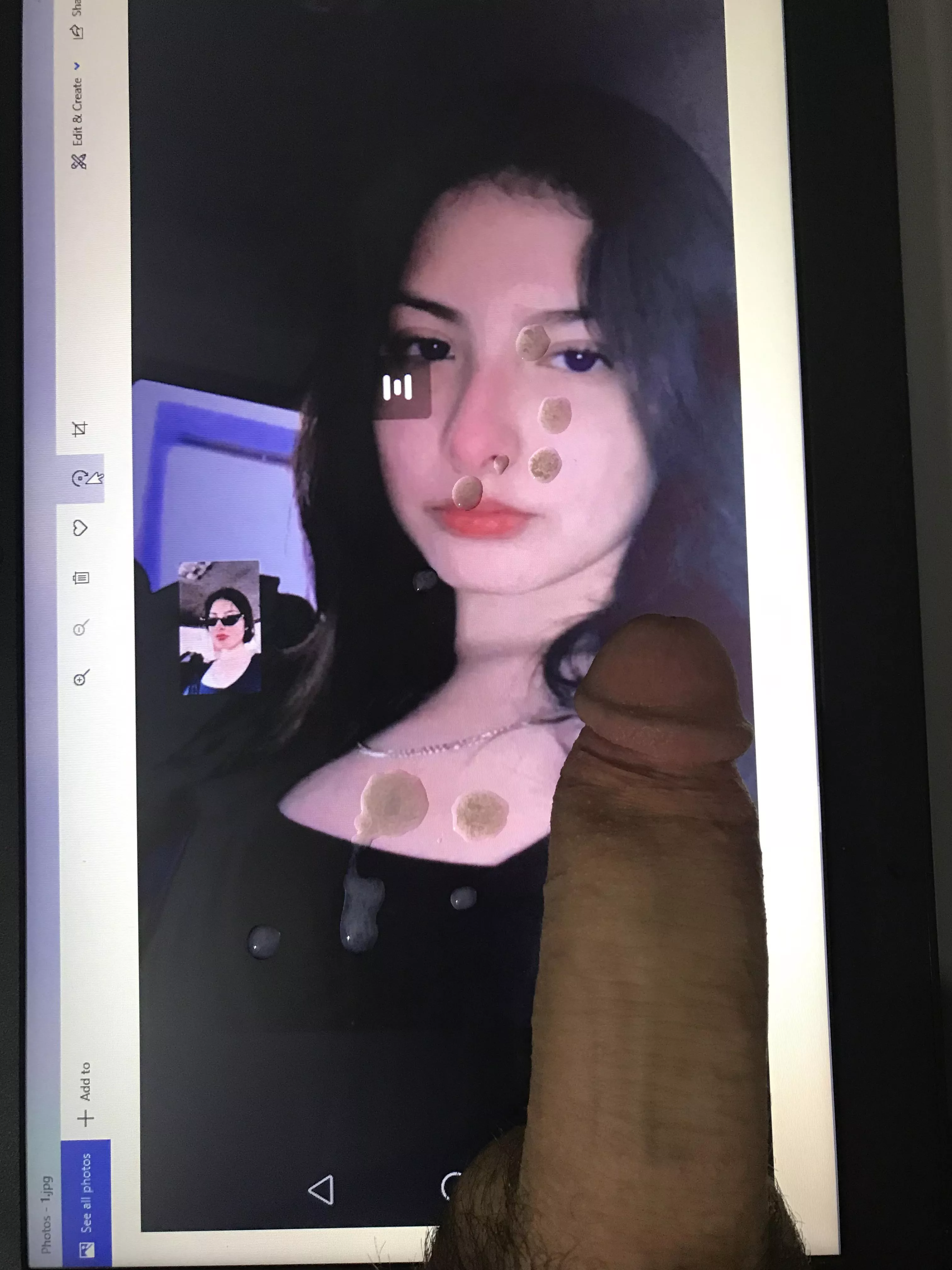 Cum on her face posted by Puzzleheaded-Gur-664