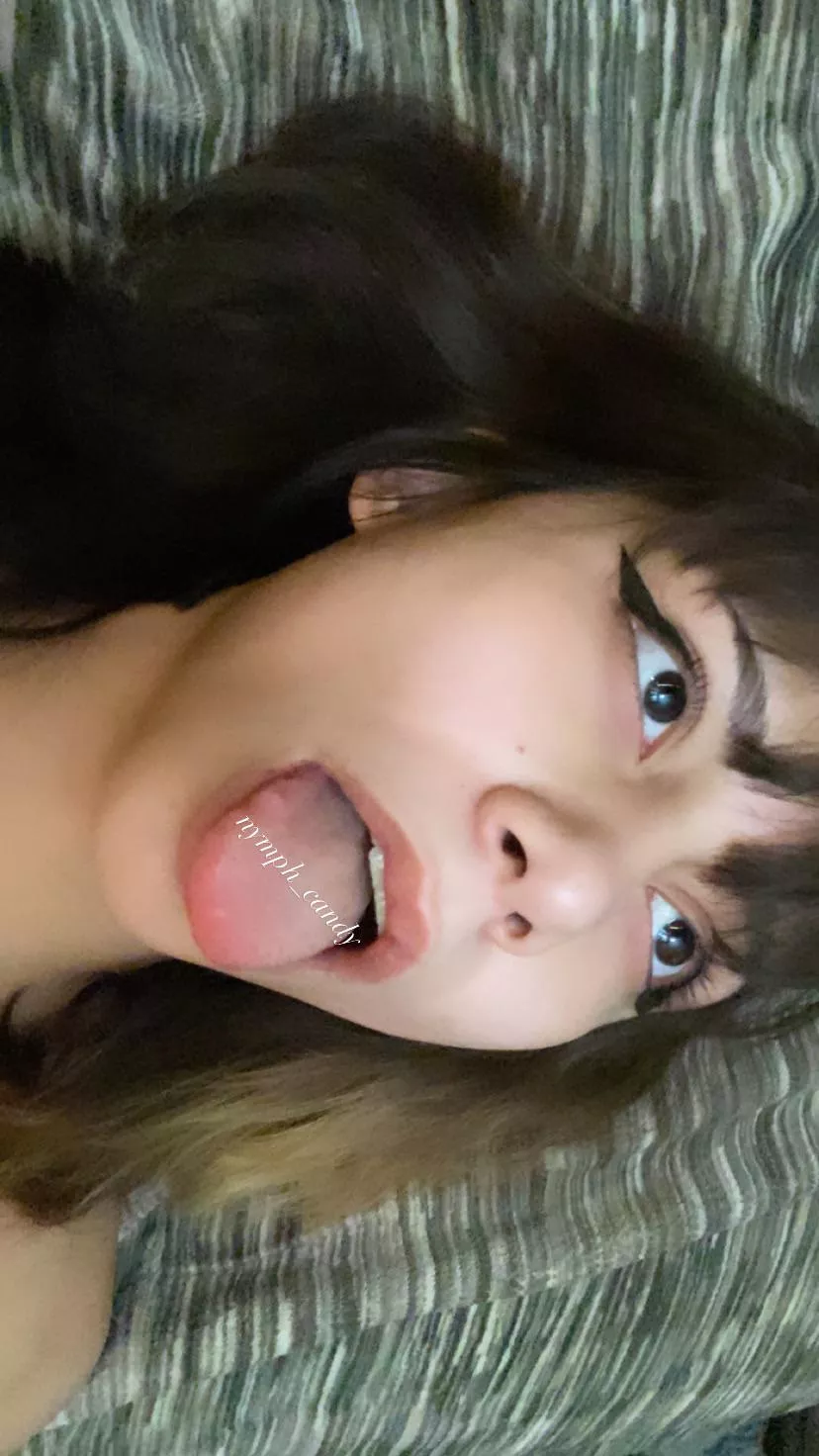 cum on my face? posted by nymph_candy