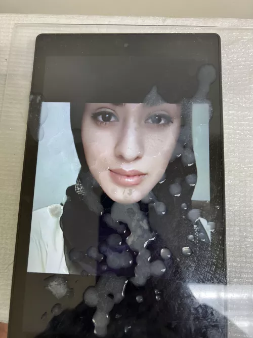 Cum stains on her hijab! by merbs88