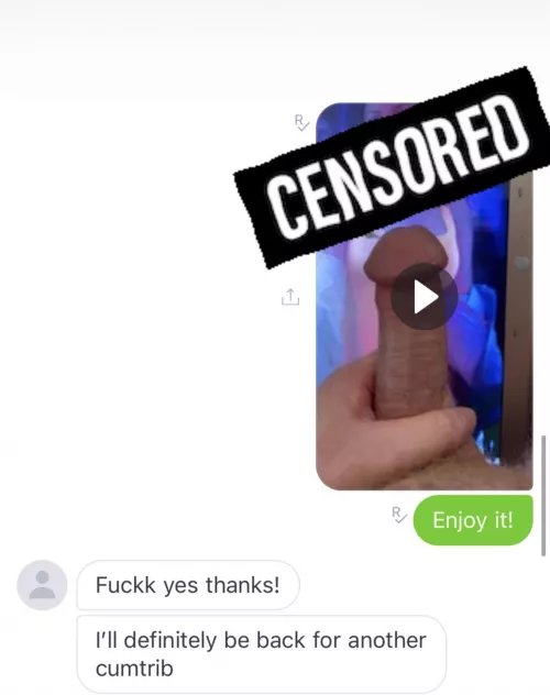 Cum tribute done who else wants one? by OutlandishnessWeak24