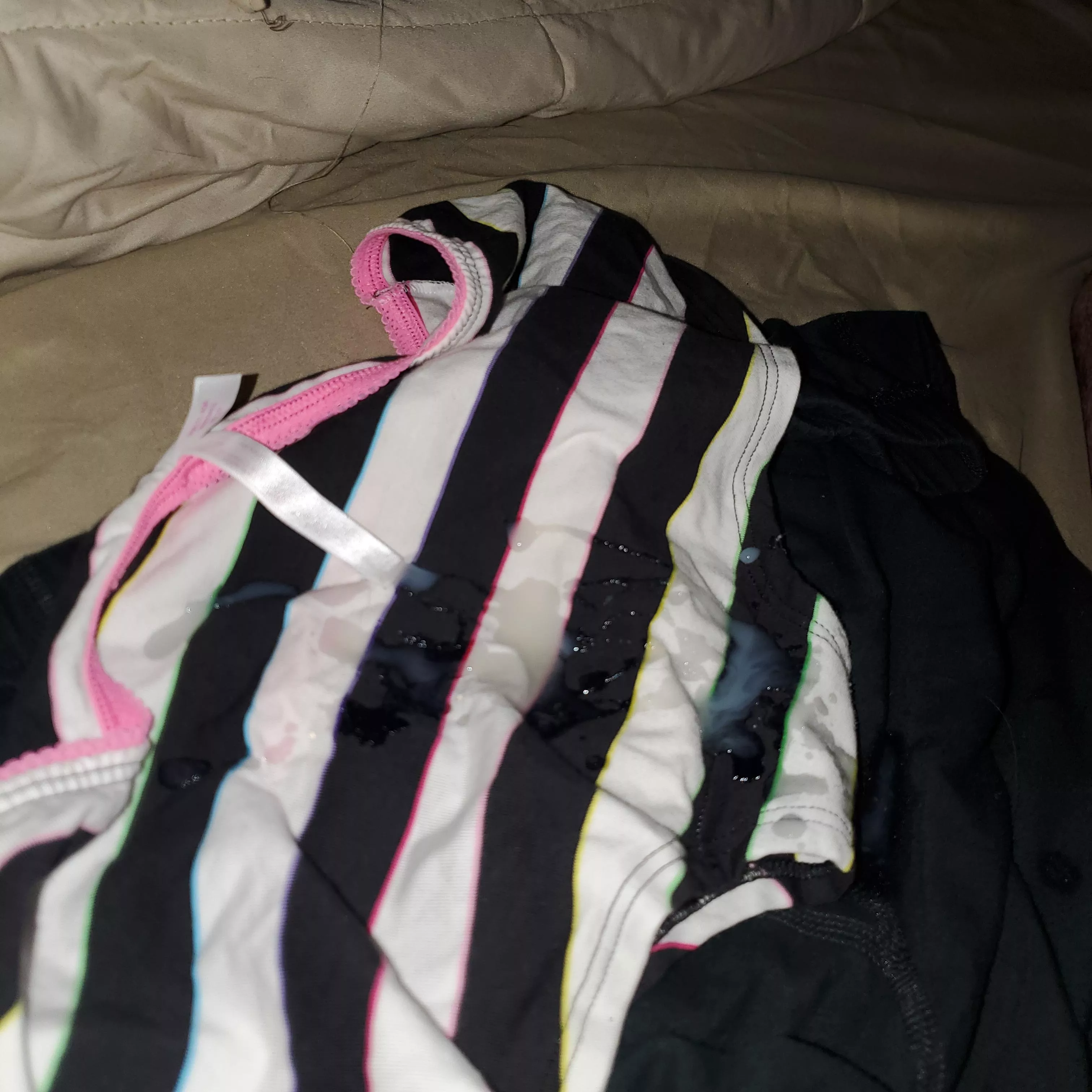 Cumming on the wifes panties 😍 NSFW posted by Gundawg82