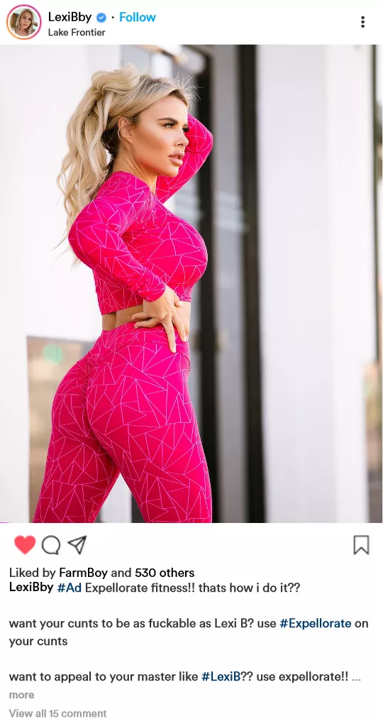 (cuntagram) @LexiBby - Want a fit fuckable cunt?? posted by LexiBMDE