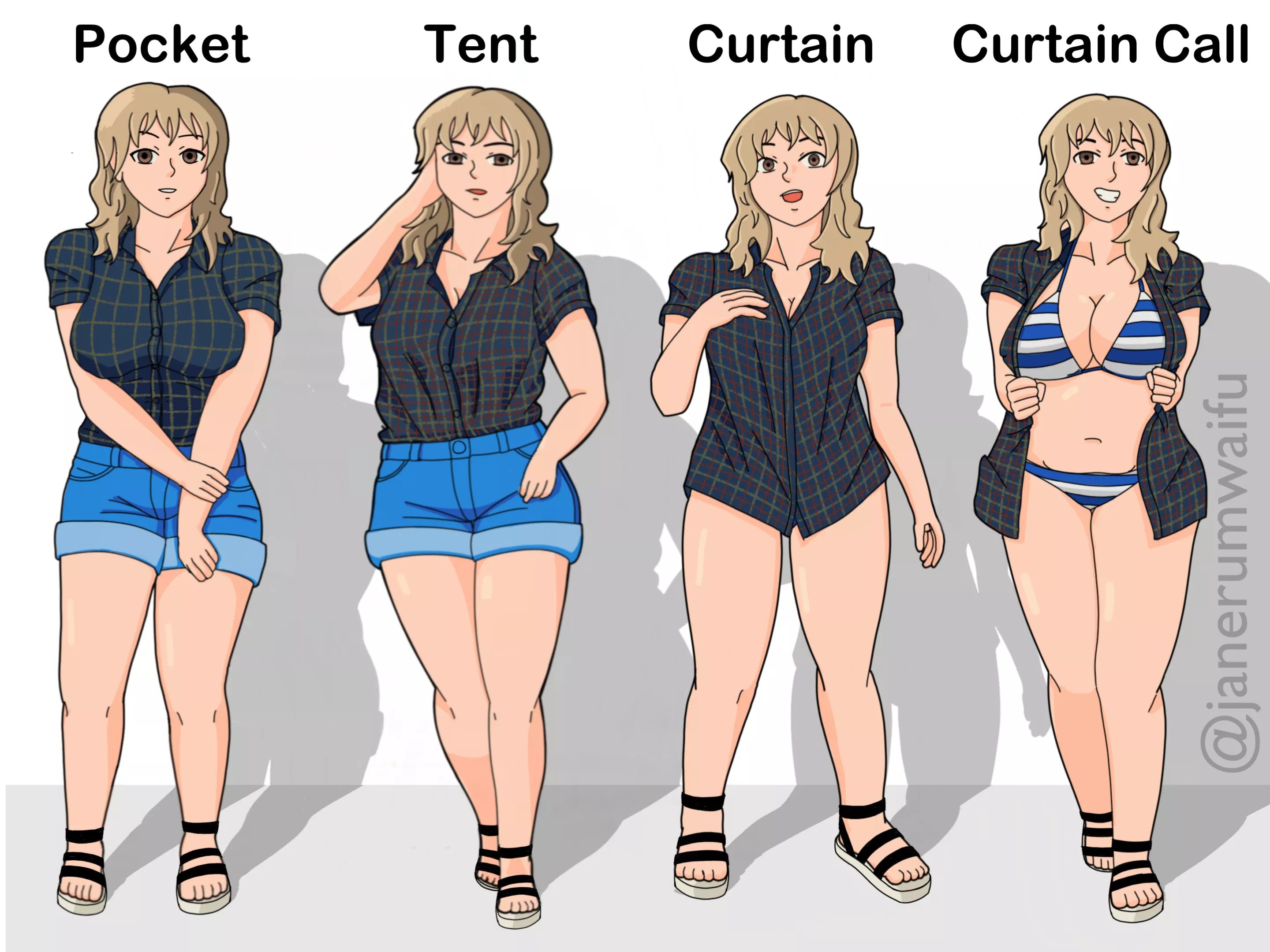 Curtain Call Challenge (janerumwaifu) posted by janerumwaifu