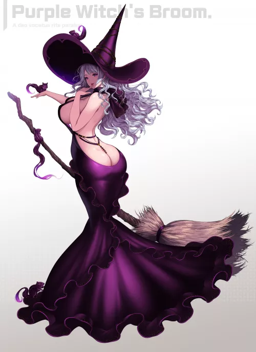 Curvy purple witch (RareStone) by DazzlingPi