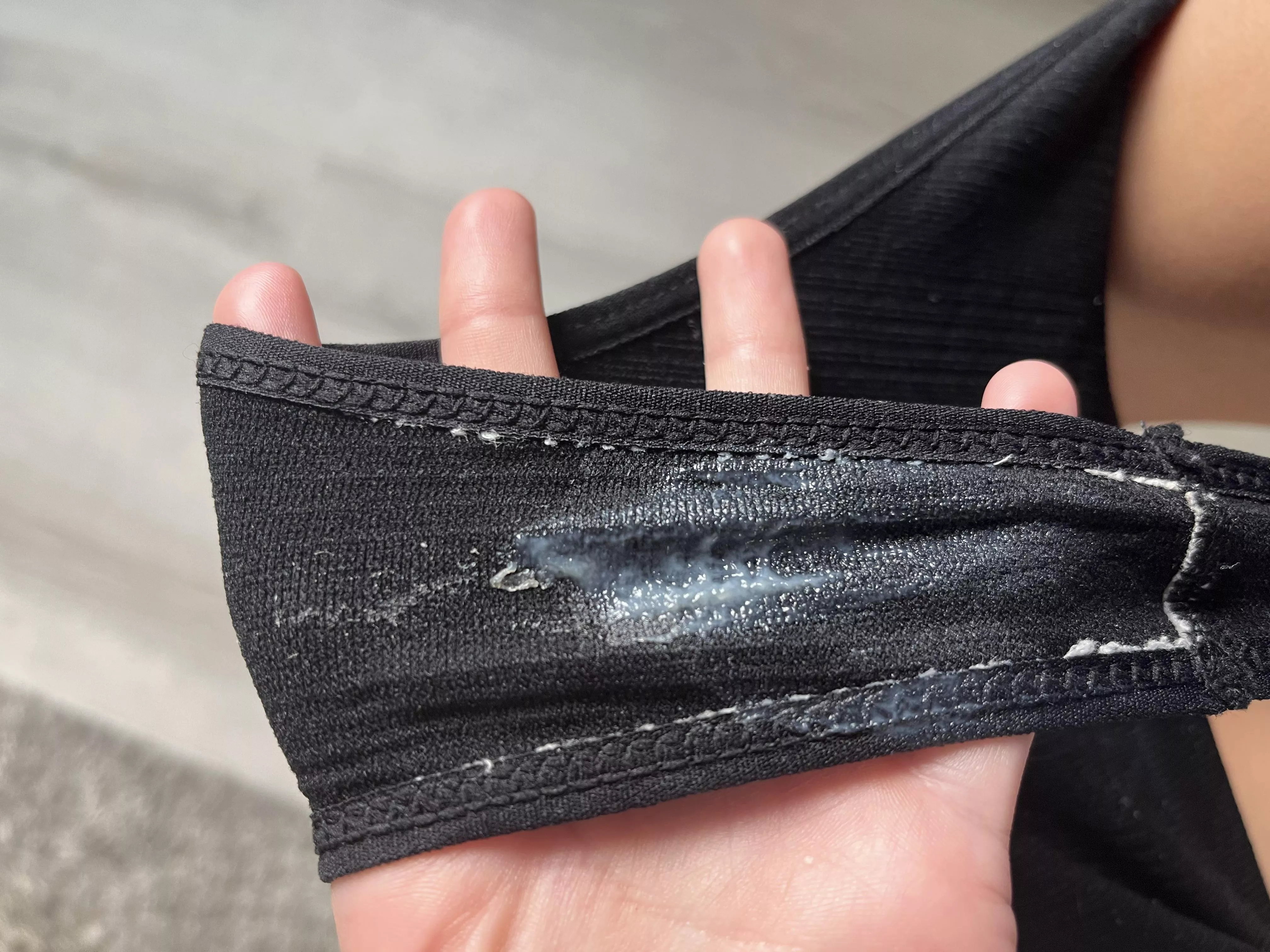 Cut out the white gusset so my grool would show better 🤍 posted by Ashleyybeee