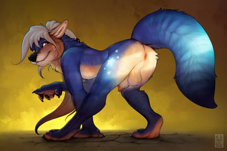 Cute Blue Foxy (AnChee) by DL2828