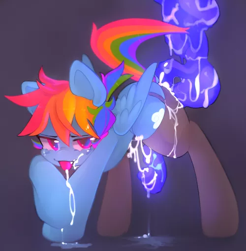 Cute Dashie😊 (Art by Me) by Haichiroo