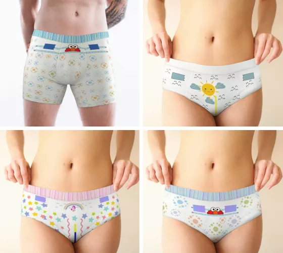 Cute diaper print underwear! by Sandwich_Frontier