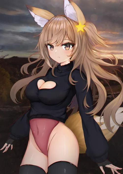 Cute Fox Girl by seyjer