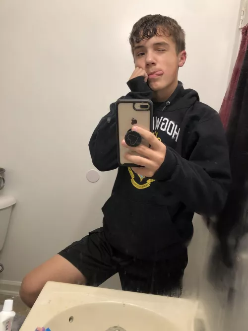 cute mirror selfie by Kooky-Sun-8663