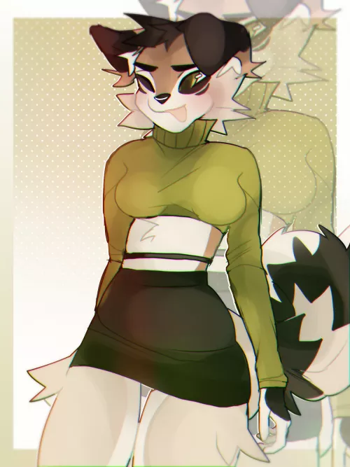 Cute Skirt~ (Art and character by me) by momochaiix