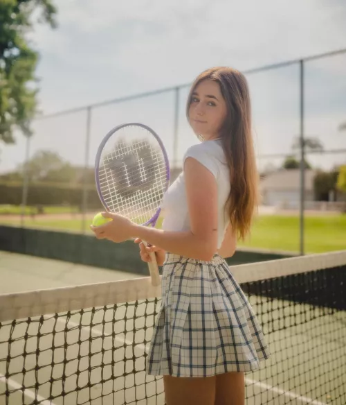 cute tennis player by siimple_code