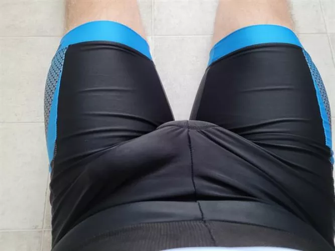 Cycling shorts leave nothing to the imagination.... by northern_exhibit