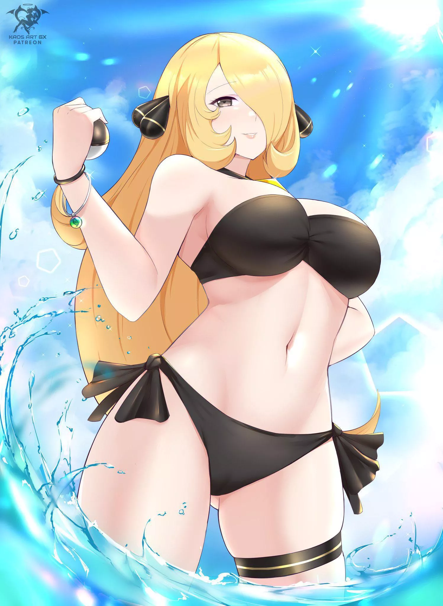 Cynthia at the beach. posted by Hafuronin85