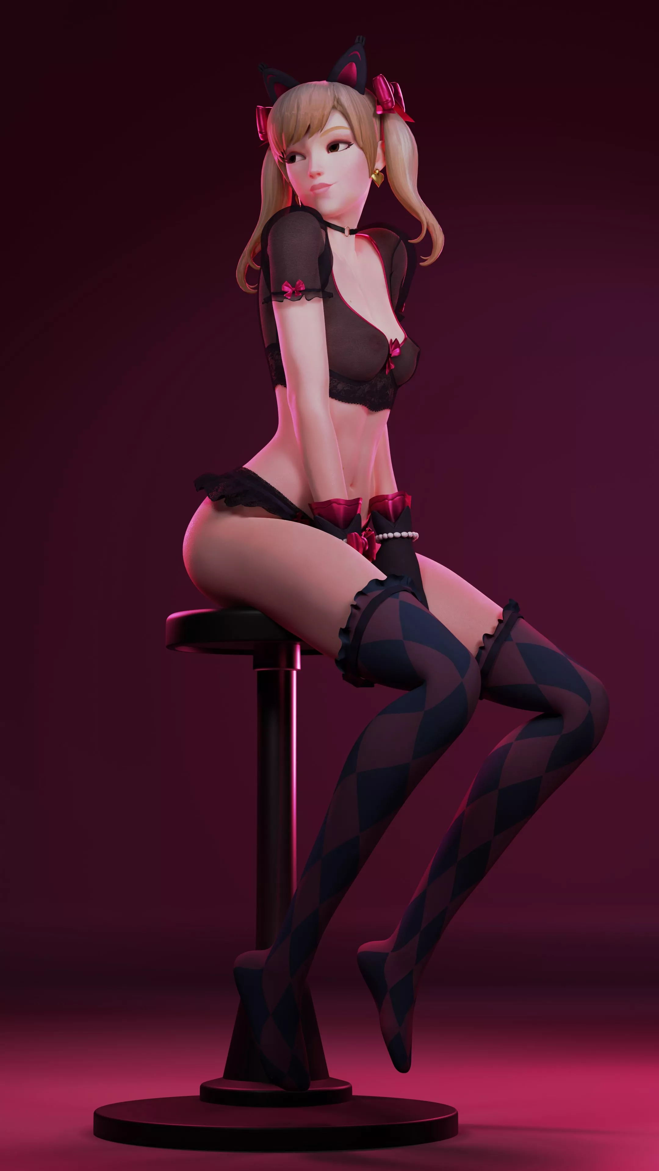 D va (Jinx Shaco) [Overwatch] posted by Mxfyn