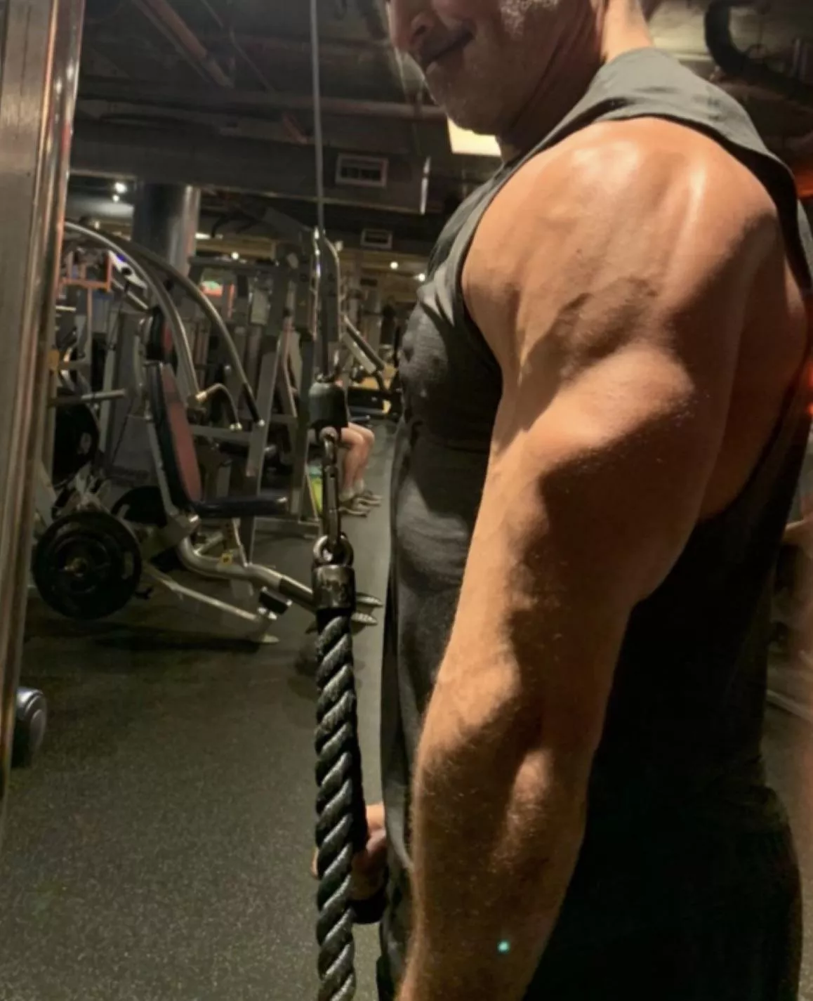 Dad 48 getting them gains for his boys posted by Bimuscledad