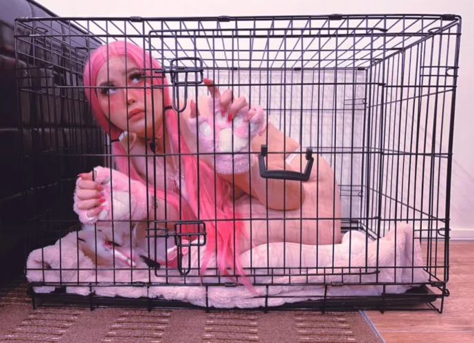 Daddy caged me for being naughty 🥺 by lunad0ll