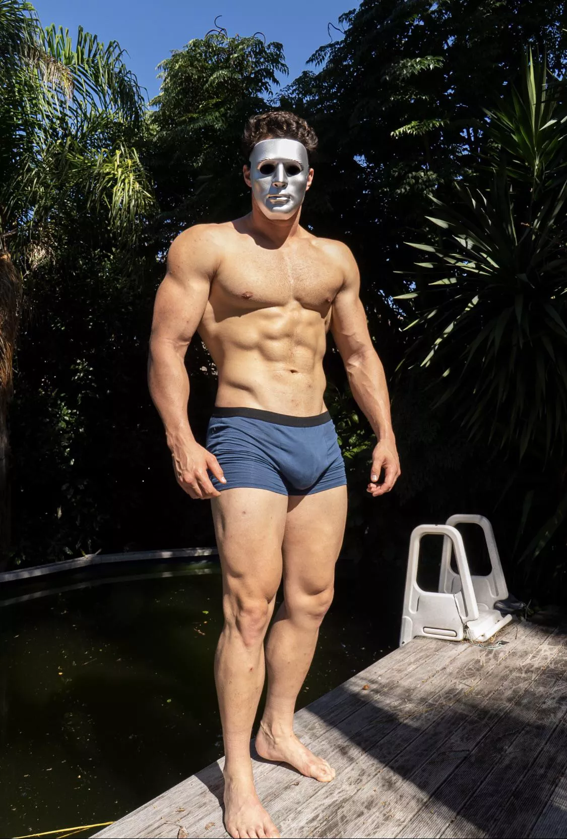 Daddy’s pool day. Clean up. posted by TheMaskedGiant