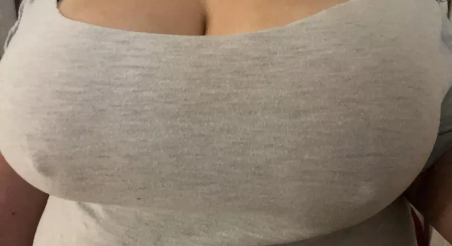 Dads stare at drop off = hard nipples by DDDNaturals