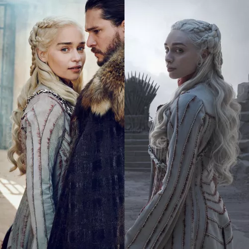 Daenerys Targaryen side by side cosplay by dariarooz by DariaRooz