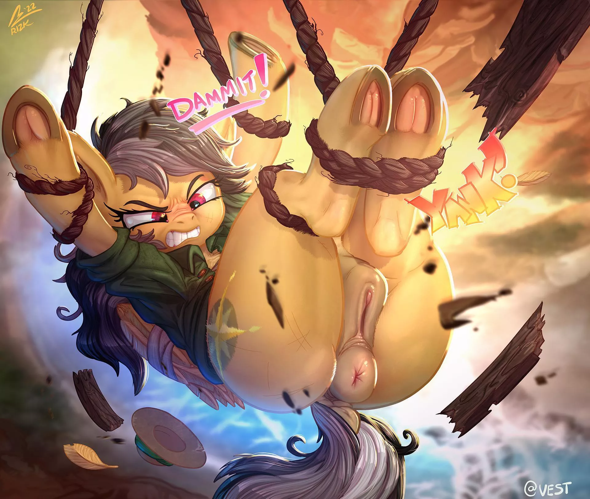 Dammit!!! :3 (aer0_zer0 and Vest) [f] posted by AltYiff