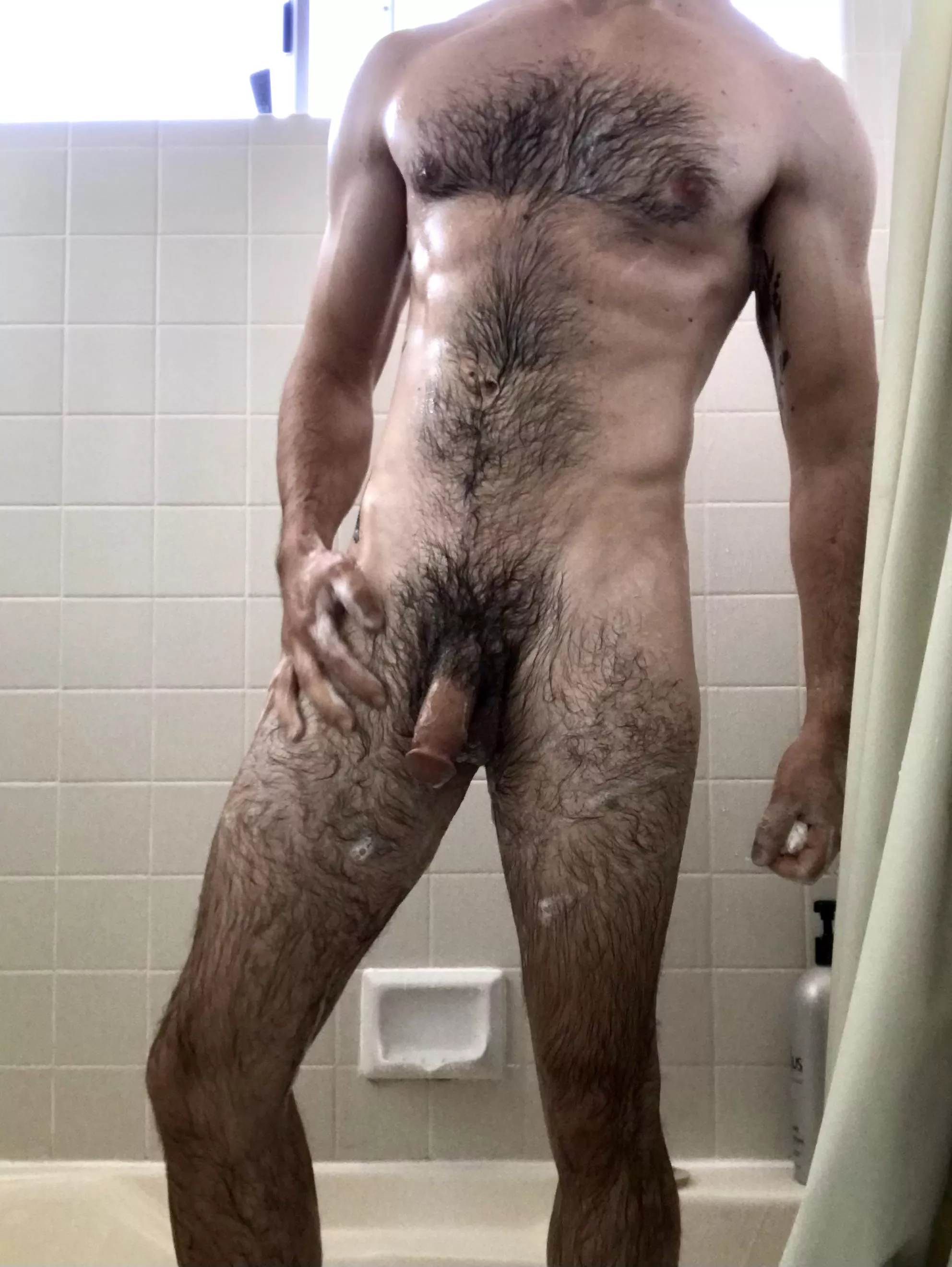 Danglin’ dingdong in the shower… posted by buttersteakbro
