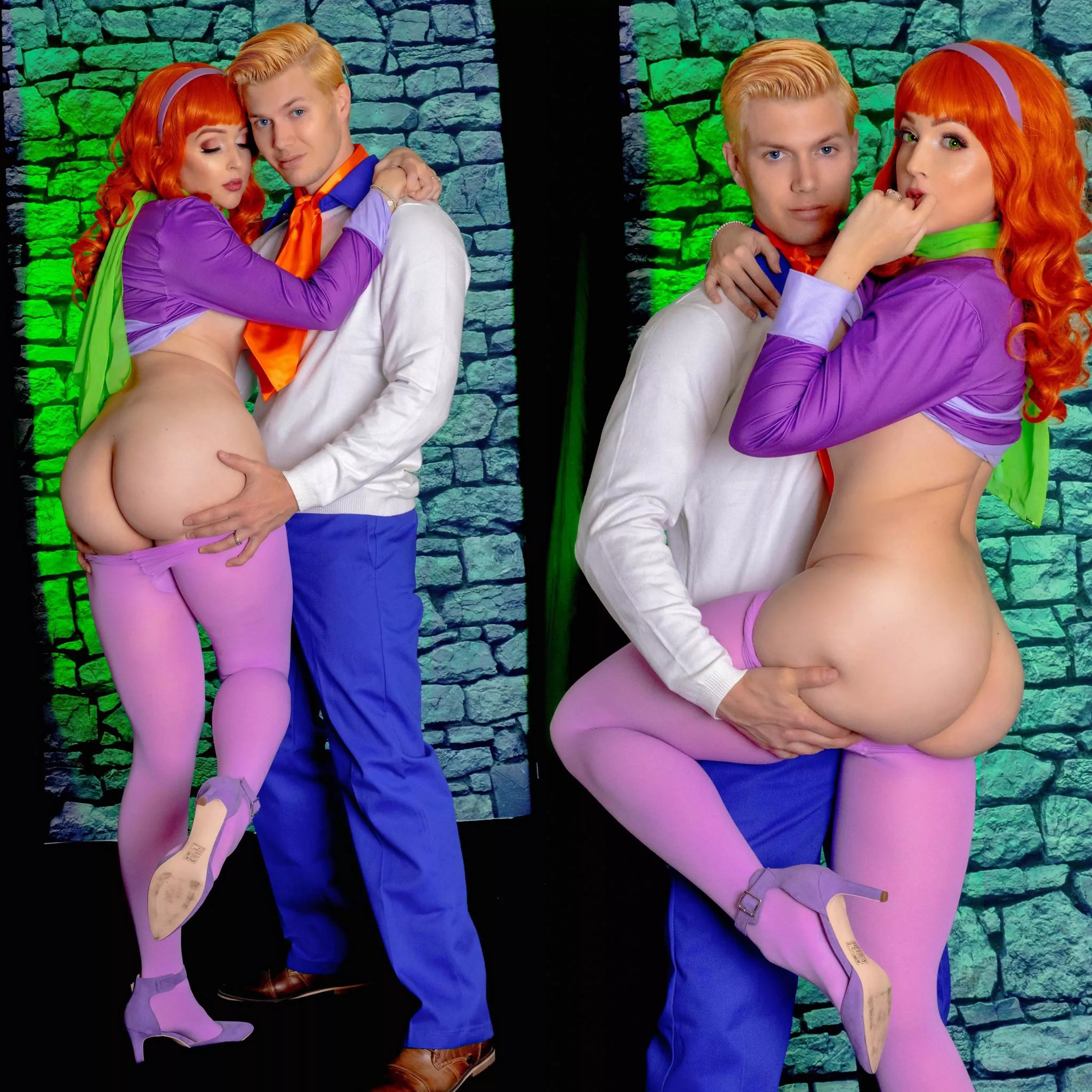 Daphne Blake (with the help of Fred) by me/Nicole Marie Jean [self] posted by OpenBobsPlz