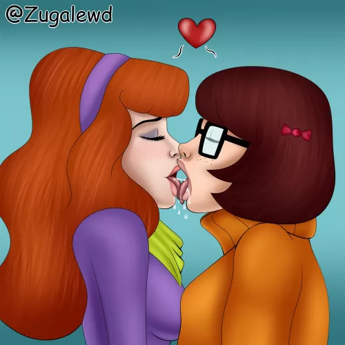 Daphne X Velma (Zugalewd) [Scooby Doo] by Zugalewd
