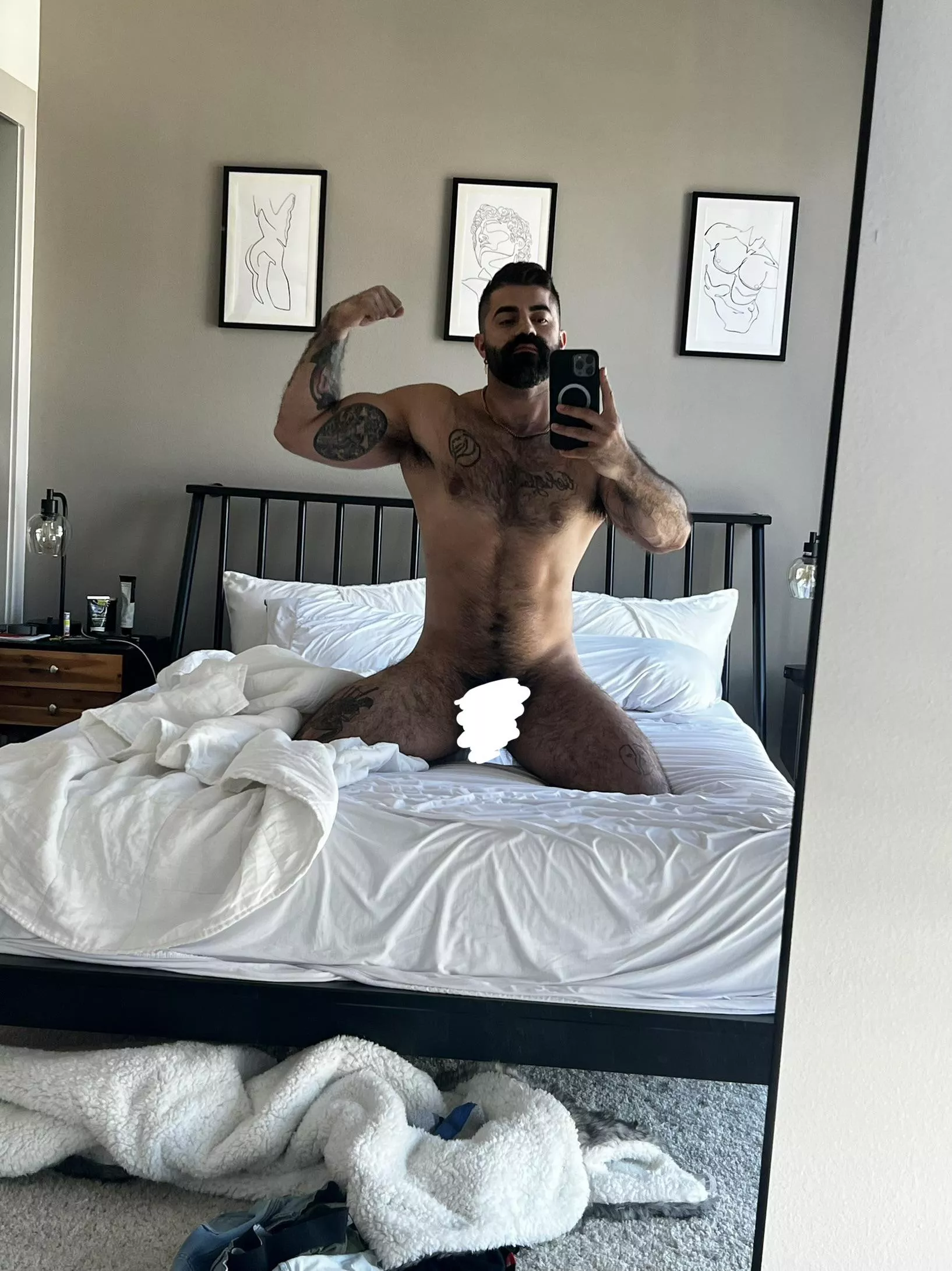 Dark hairy and sweaty. Get in there and huff my testosterone posted by MooseDaddy999