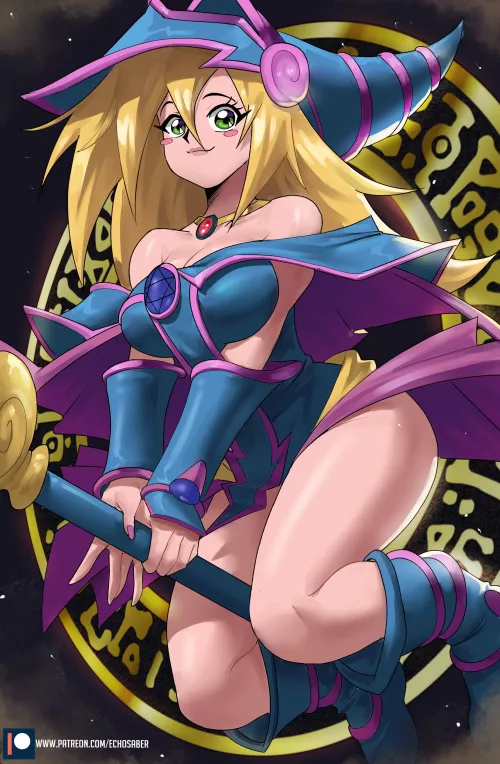 Dark Magician Girl (Echo Saber) [Yu-Gi-Oh!] by Kuro-Oji