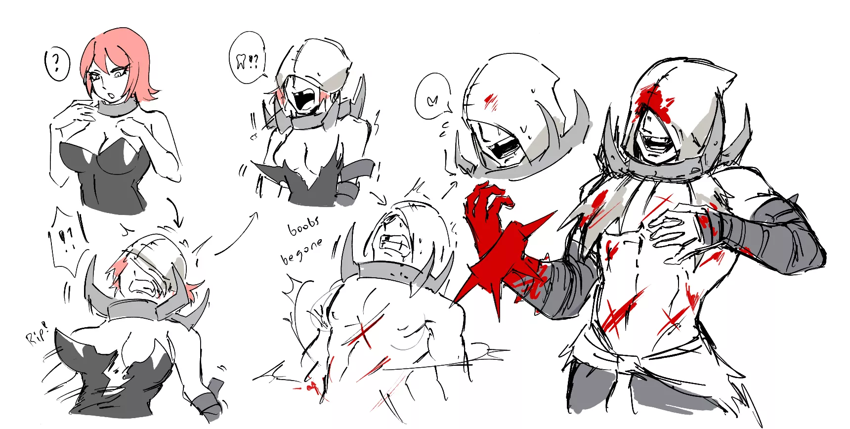 Darkest Dungeon Flagellant TGTF (sketch) by Mopan posted by m0pan