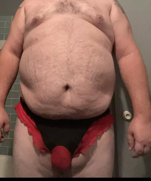 Day 3 of wife out of town: bought a pair at the adult store that have a place for my small cock to be held so I can wear them under my work clothes without spilling out. by Able_Ordinary5583