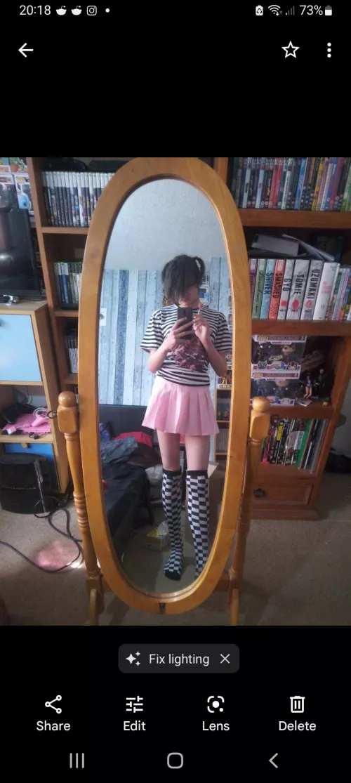 Day 5 no cuddles, thought I'd try pigtales again today hehe by Femboy9313