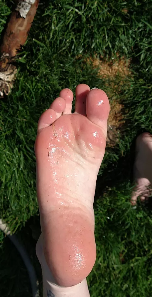 Daytime wet little feet by feetiecutie