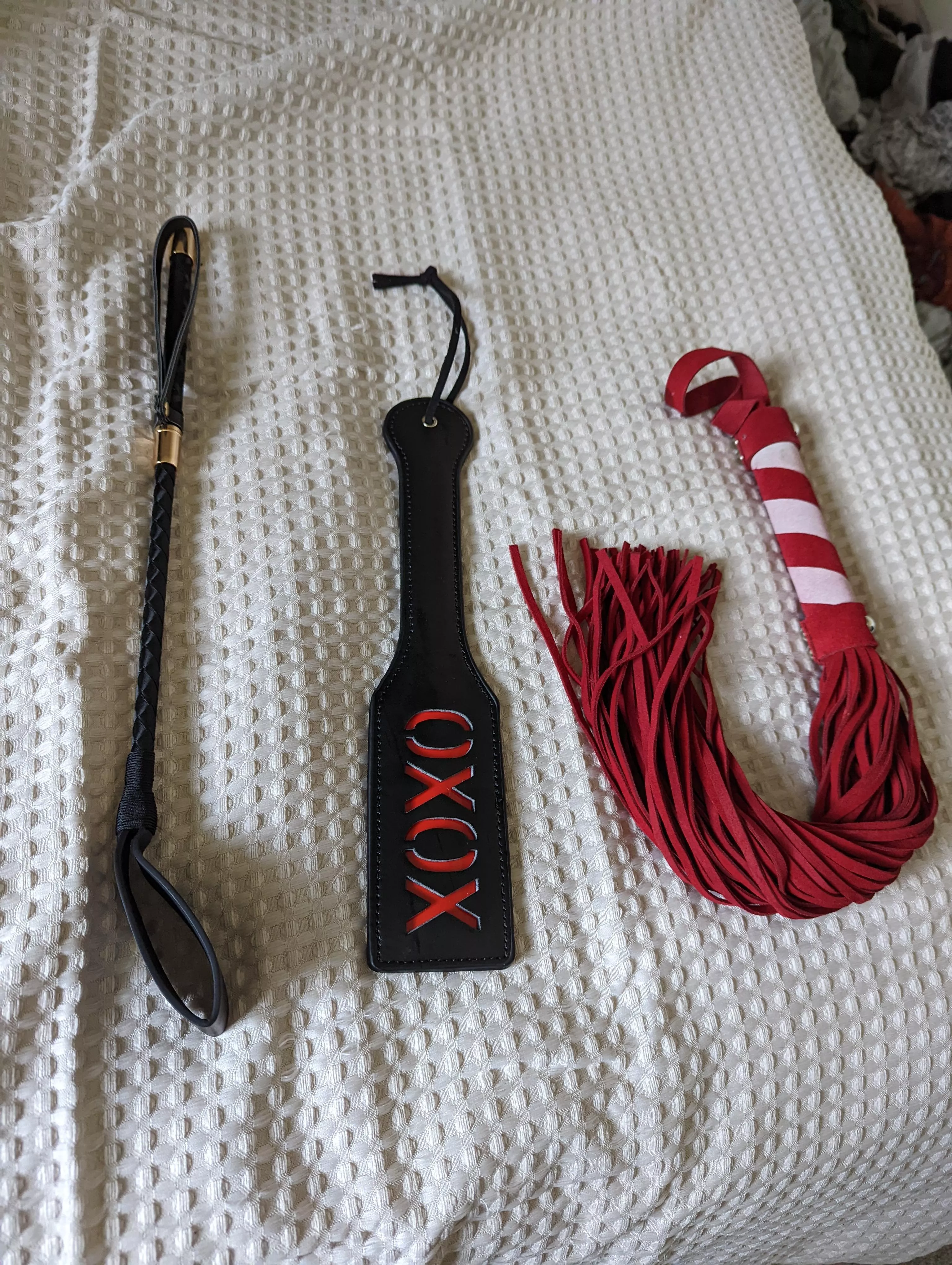 Dealers choice. What would you use on me? posted by MizFyreCracker