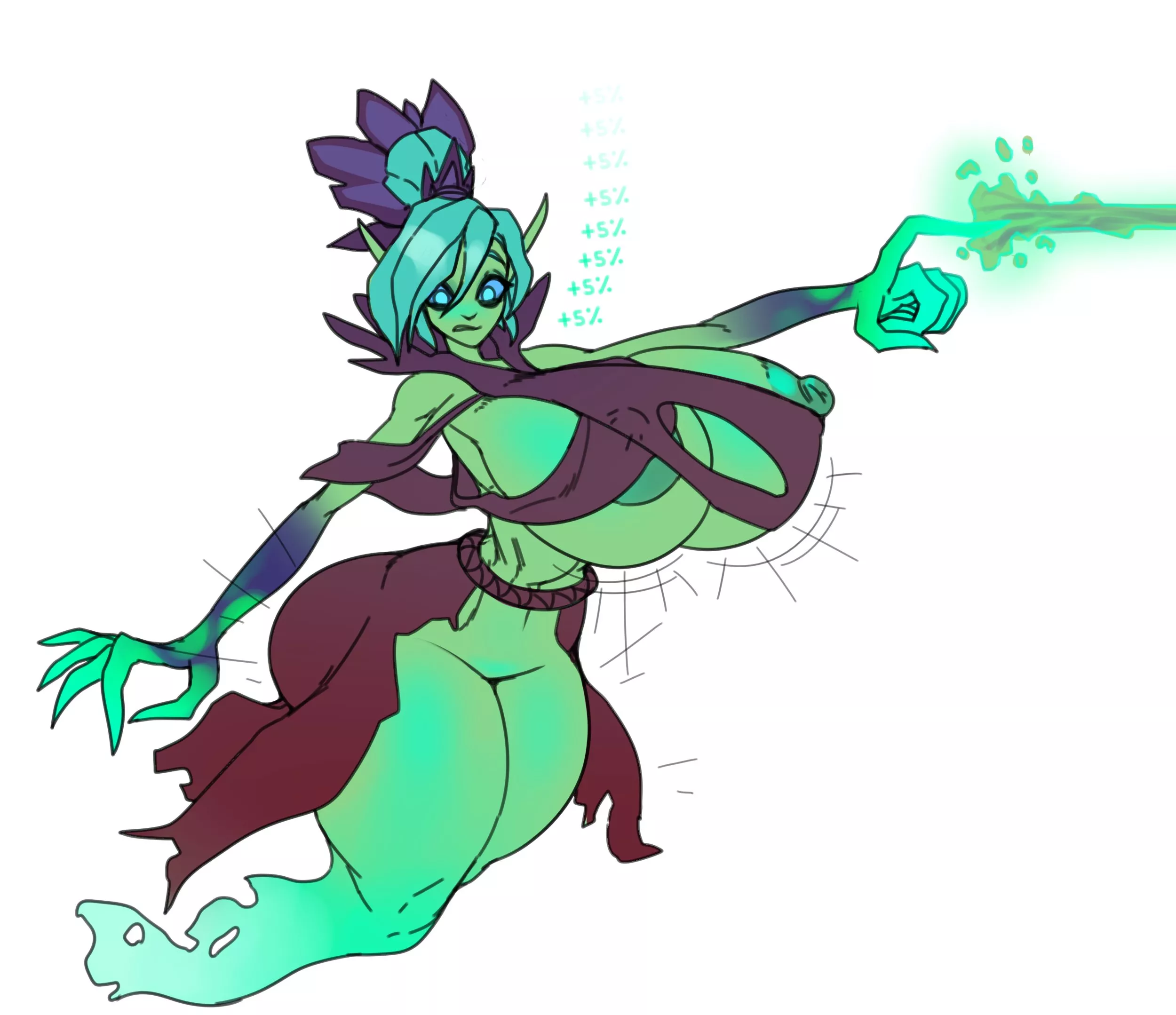 Death Prophet absorbs more than just health [Lewdreaper] posted by deafan