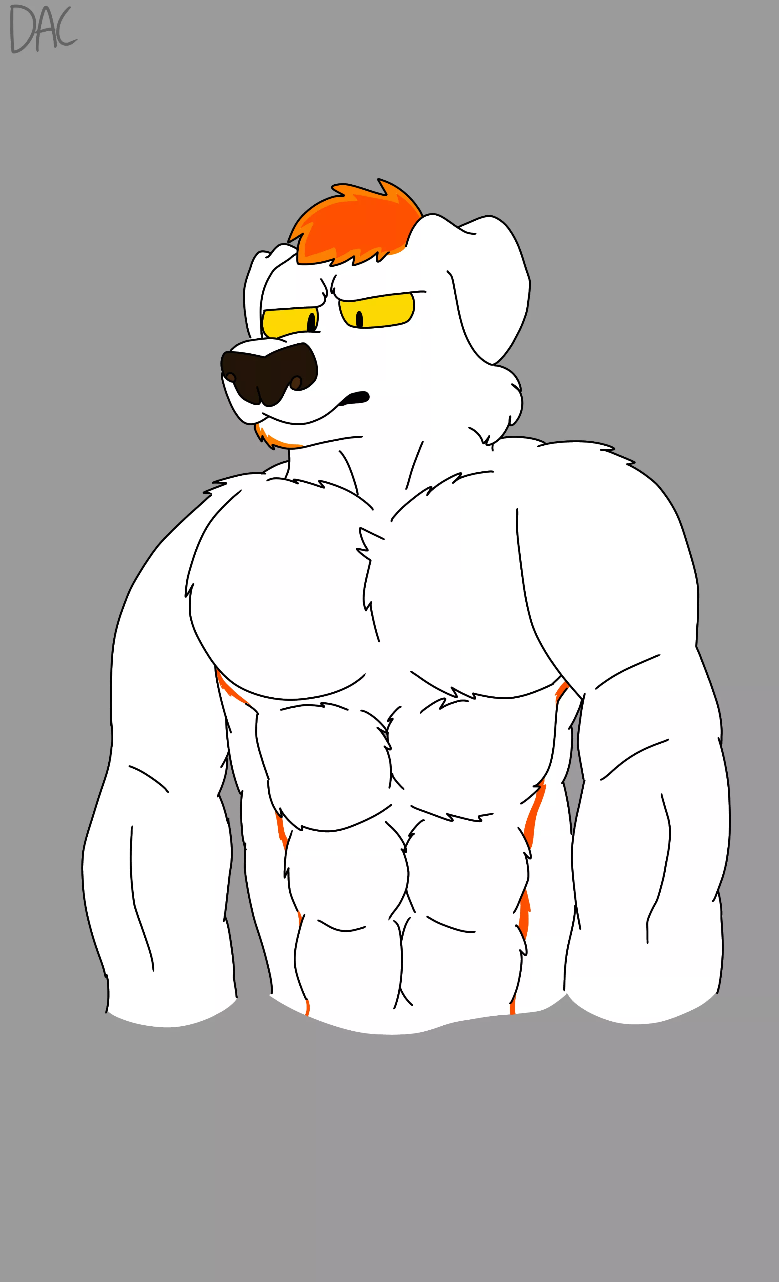 Decided to try a new bara art style (Art by me) posted by Dodgerandcompany