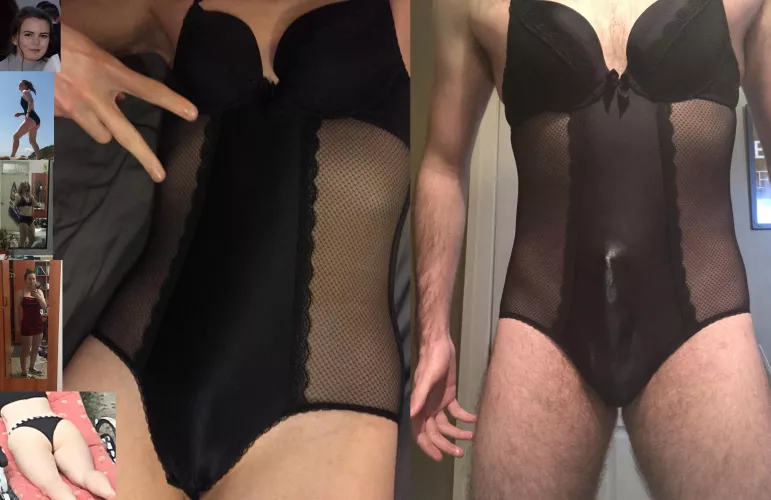 Decided to try on my neighbors lingerie... by SubmissiveTrapSamus