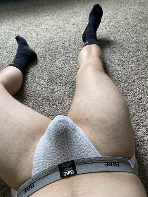 Decided to wear my jockstrap to the gym since it is international jockstrap day. Hopefully some guys get a good look. by Inside-Boat-3648