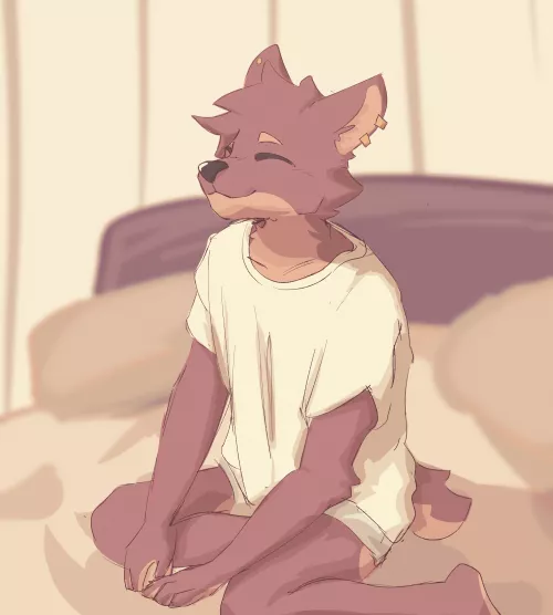 Deer fren :) (me) by idofurryart