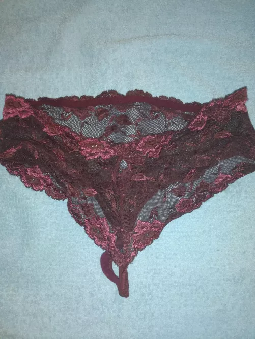 definitely slutty panties with hole in front that I stole from my friends' wife by ranyc67