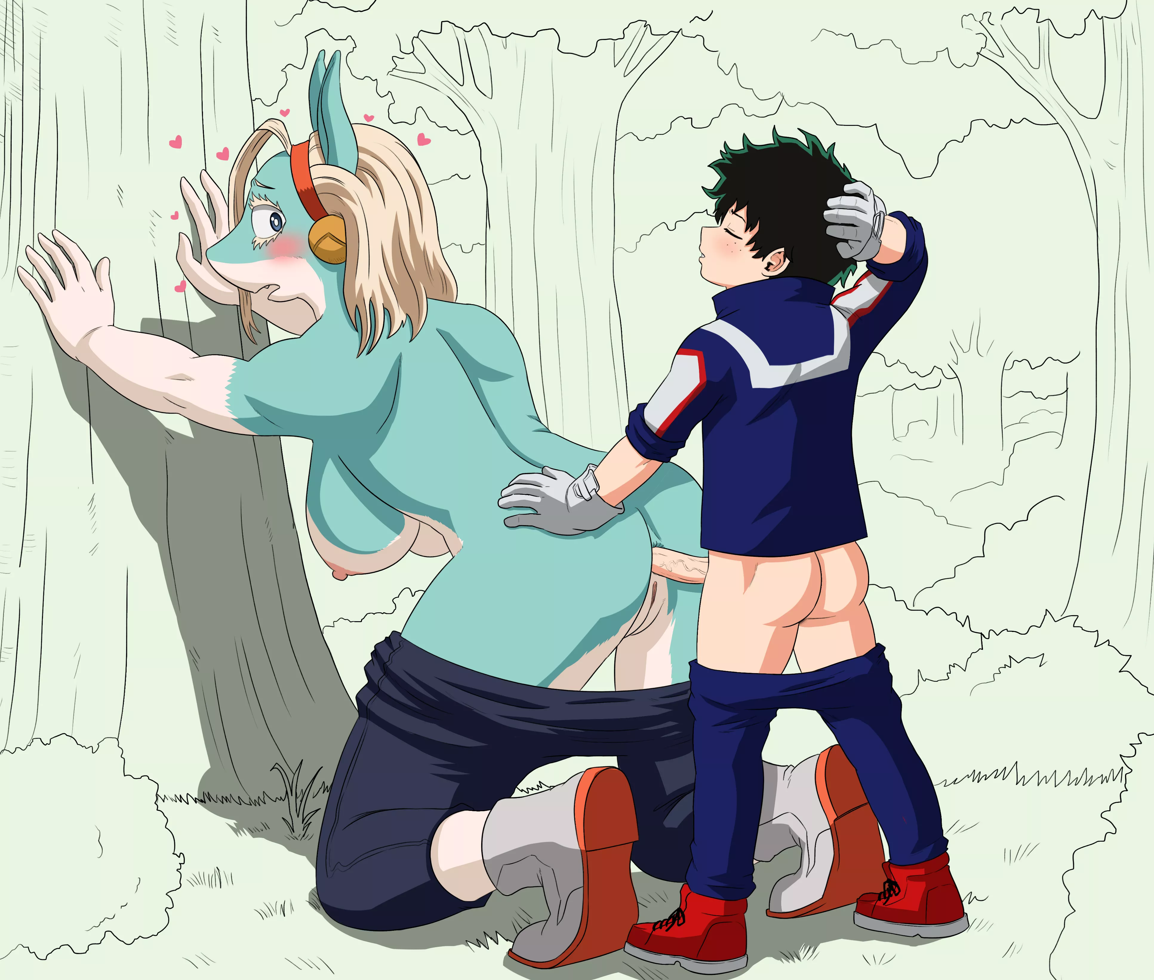 Deku taking a break with Ippan Josei [Mf_uncen] posted by GongonzolaH